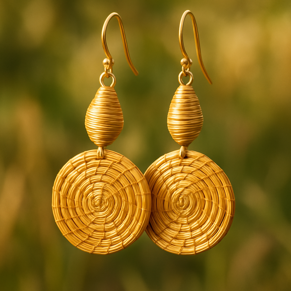 capim dourado brincos